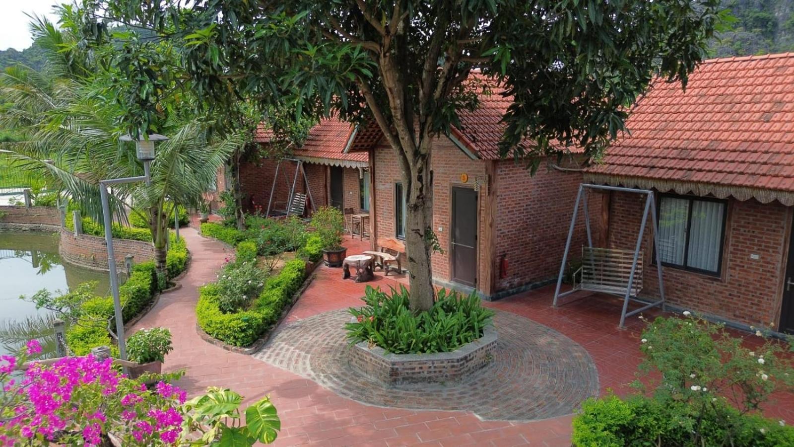 Tam Coc Green Garden Bungalow นิญบิ่ญ ภายนอก รูปภาพ