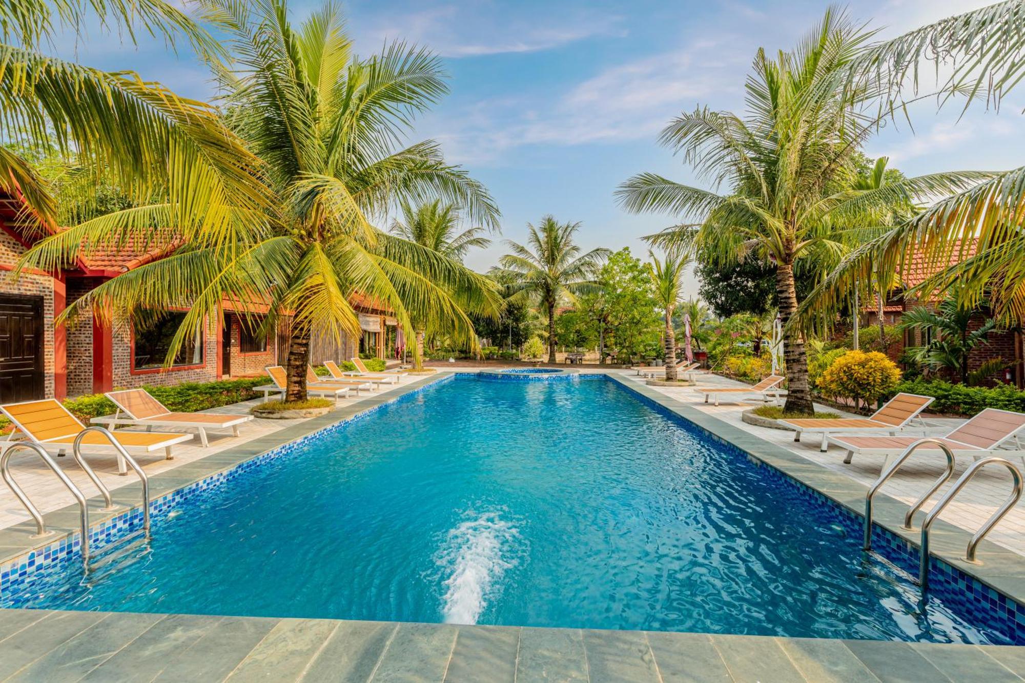 Tam Coc Green Garden Bungalow นิญบิ่ญ ภายนอก รูปภาพ