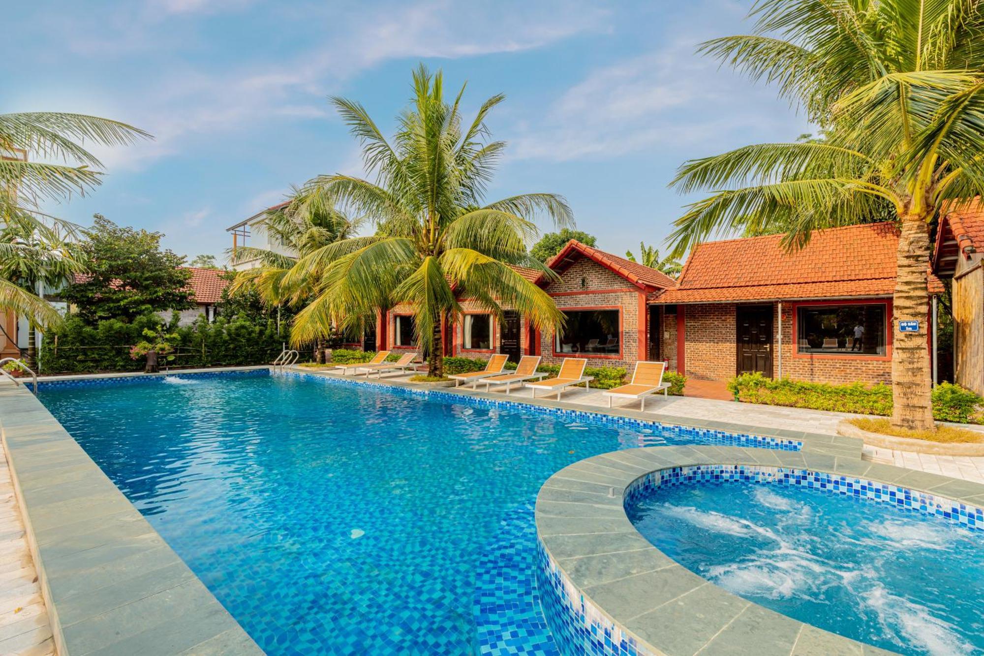 Tam Coc Green Garden Bungalow นิญบิ่ญ ภายนอก รูปภาพ