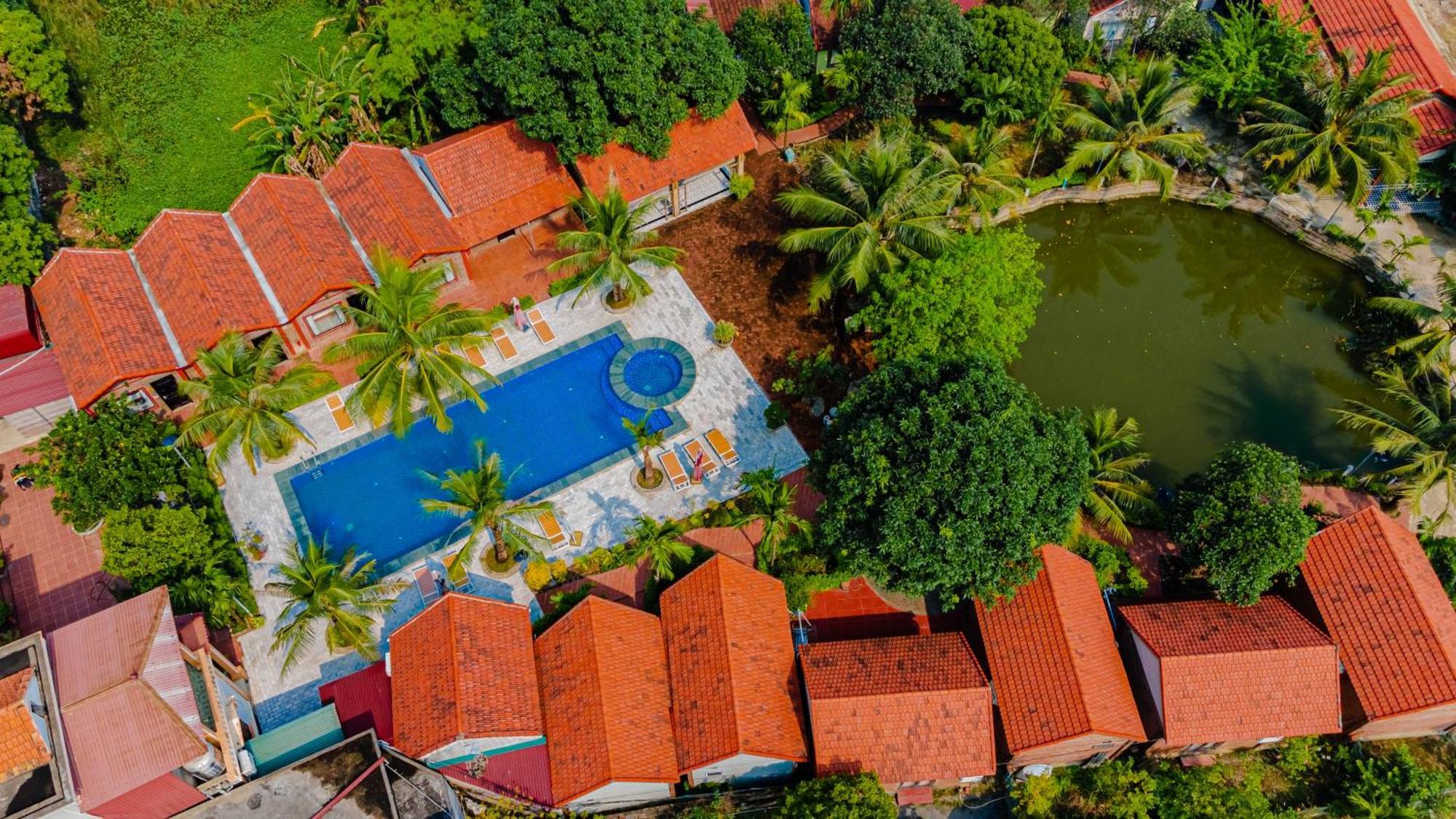 Tam Coc Green Garden Bungalow นิญบิ่ญ ภายนอก รูปภาพ