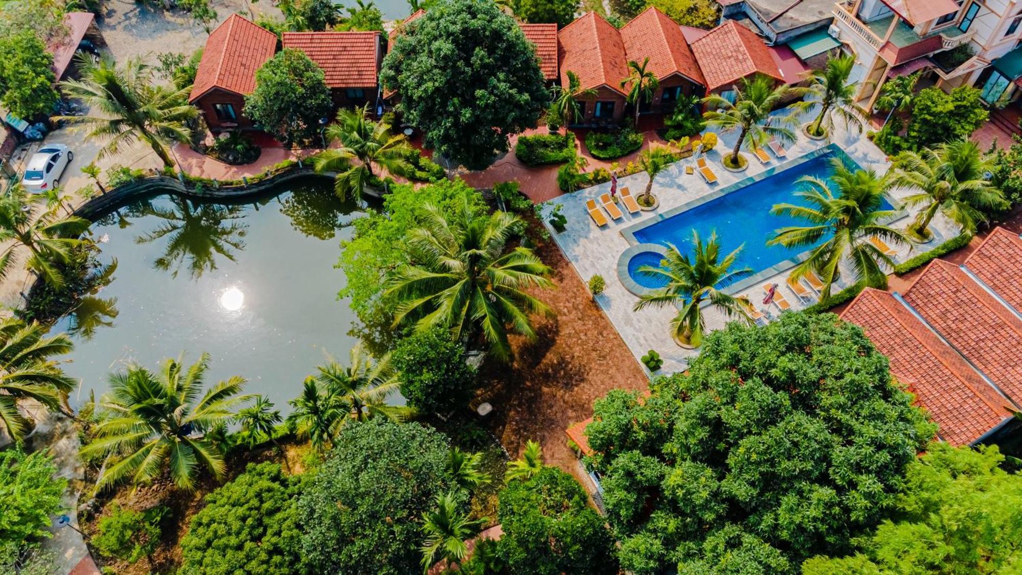 Tam Coc Green Garden Bungalow นิญบิ่ญ ภายนอก รูปภาพ