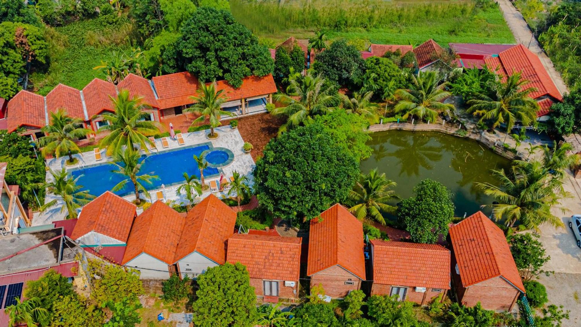 Tam Coc Green Garden Bungalow นิญบิ่ญ ภายนอก รูปภาพ