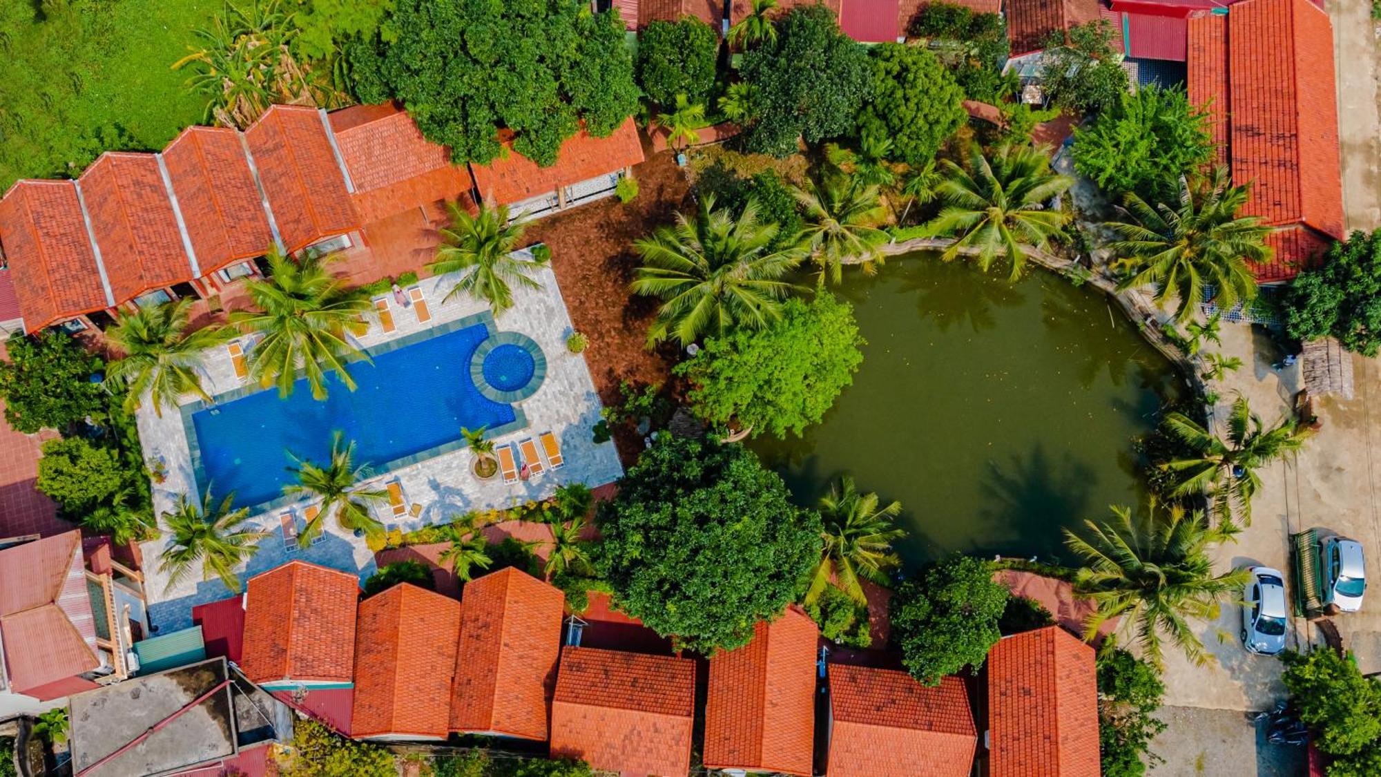 Tam Coc Green Garden Bungalow นิญบิ่ญ ภายนอก รูปภาพ